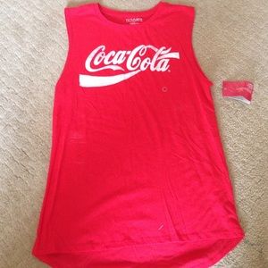 NEW coca cola muscle tee