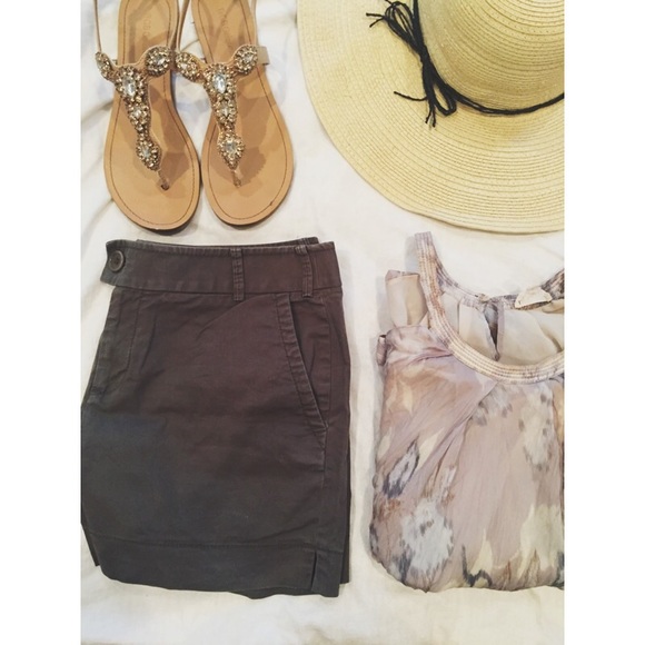 Khaki Green Shorts