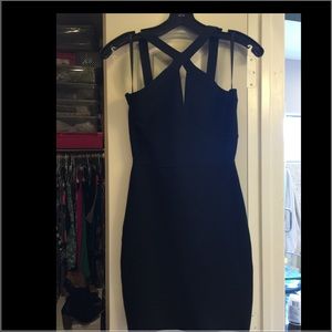 Bcbg - black bandage dress. - sz small. NWT
