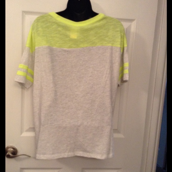 VS Pink Yellow and Grey Tee💕 - Picture 2 of 3