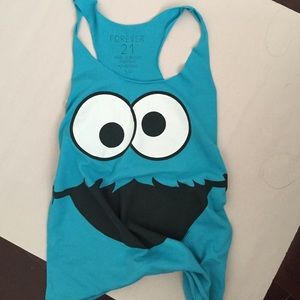 COOKIE MONSTER TANK 🎉