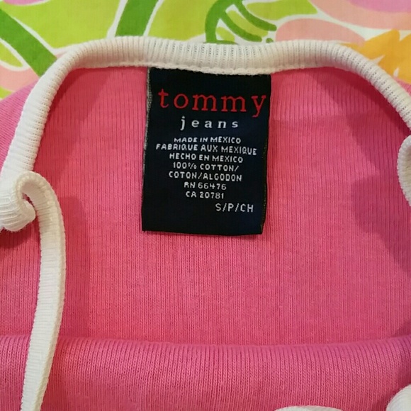 Tommy Hilfiger Hot Pink Tank Top (Size Small) - Picture 2 of 3
