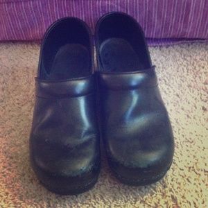 Black Dansko's. Well loved