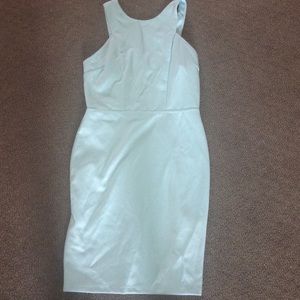 Aqua blue body con dress