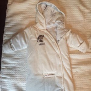 Baby winter body suit/gown