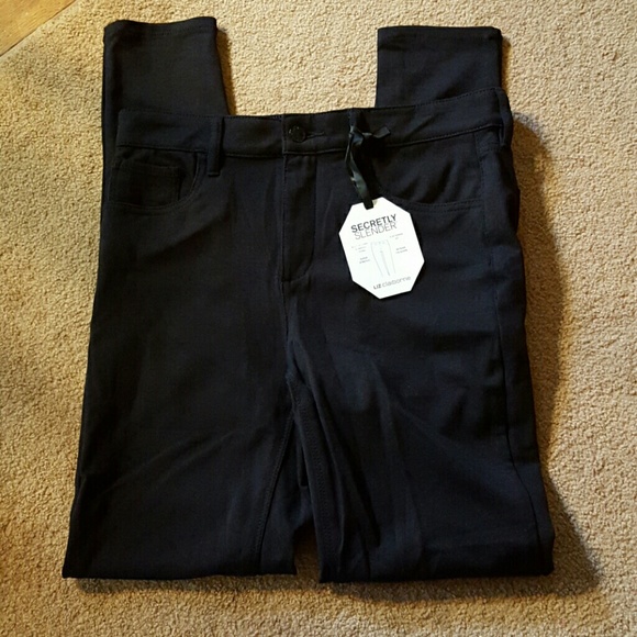 Black Slender Flattering Fit Pants.