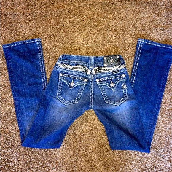 Dark Wash Miss Me's