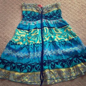 NEW multi colored cover up or dress