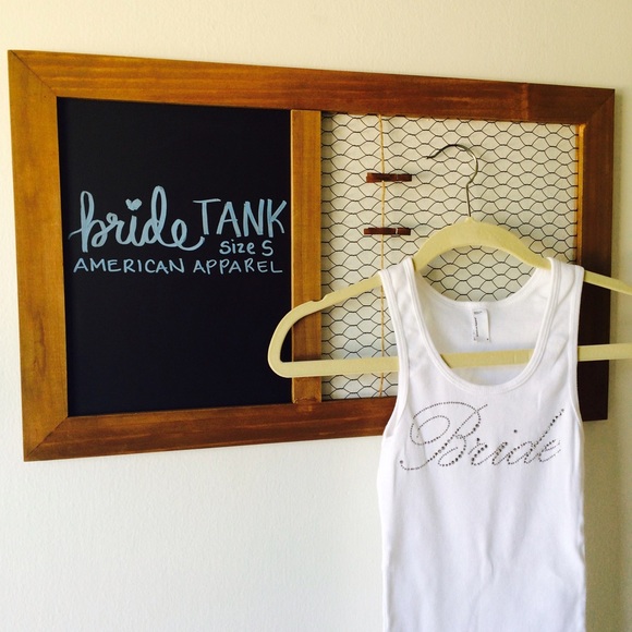 American Apparel Rhinestone Bride Tank - Picture 1 of 2
