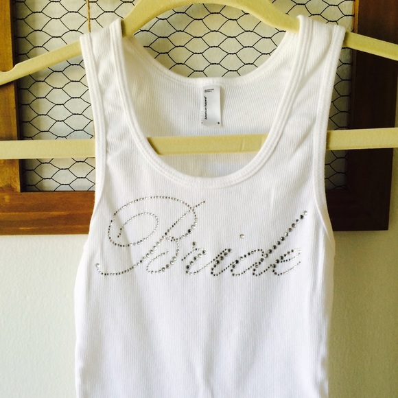 American Apparel Rhinestone Bride Tank - Picture 2 of 2