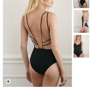 NWT trendy one piece bathing suit