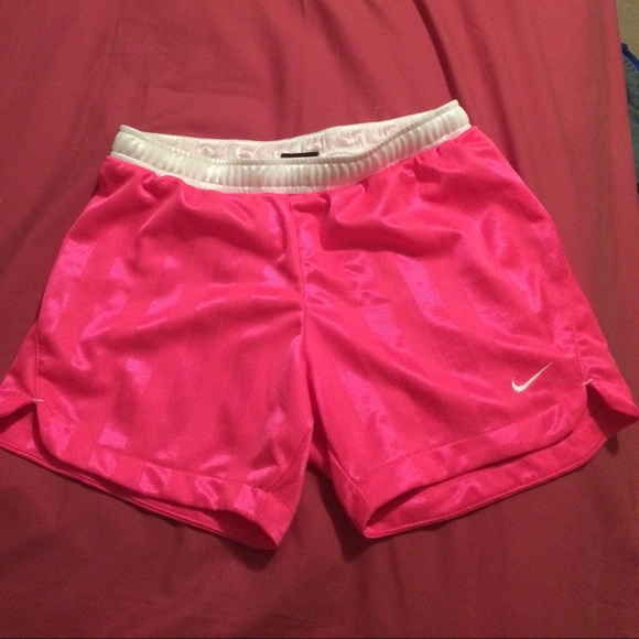 Hot pink nike shorts