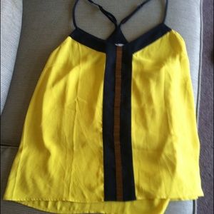 Yellow studded shirt