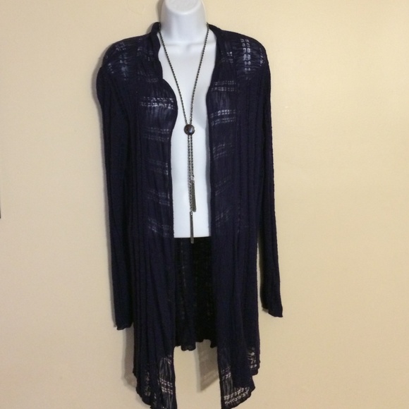 Dress Barn Tops - Lightweight Dress Barn navy top