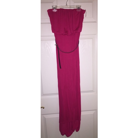 High-Low Strapless Dress