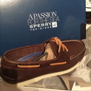 Men's size 10 brown Sperrys