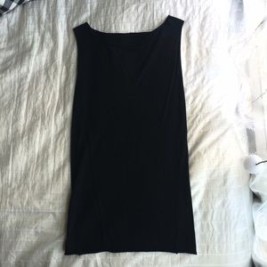 American Apparel Black Fine Jersey T Dress