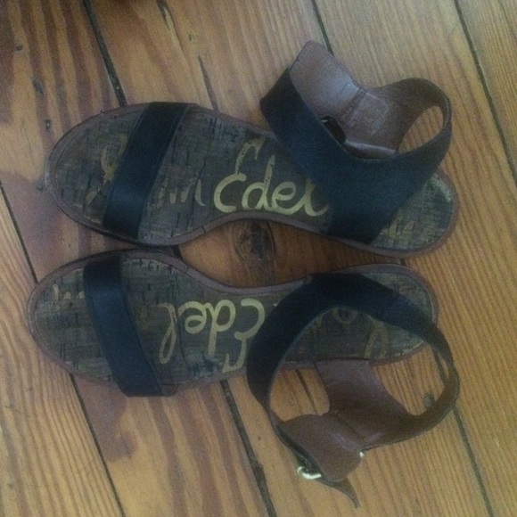 Sam Edelman Trina sandal in black leather - Picture 4 of 4