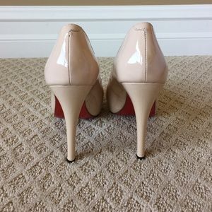 CB red bottom shoes