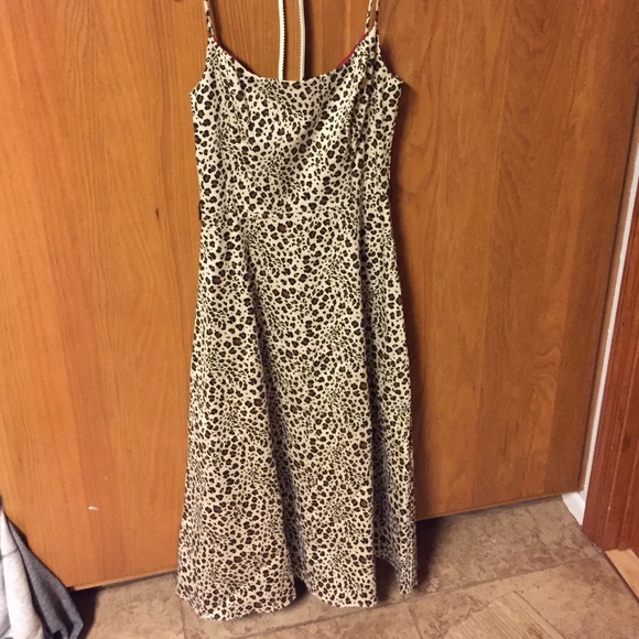 Leopard print dress