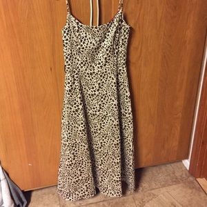 Leopard print dress