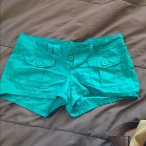 Torqouise shorts