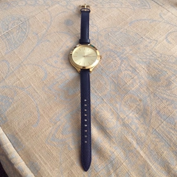 Navy Blue Leather Strap with Runway Face! - Picture 3 of 4