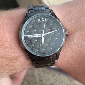 Armani Gunmetal Watch!