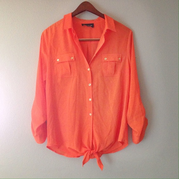 Jones New York Tops - JNY Orange Blouse