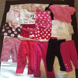Lot of Infant clothes tops/bottoms
