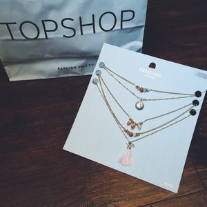 🎊🎉SOLD✨💫 Topshop multi necklace