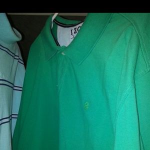 2 izod 3xtl polo shirts