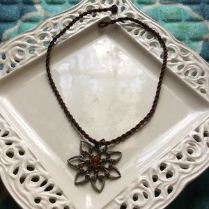 Vintage flower necklace