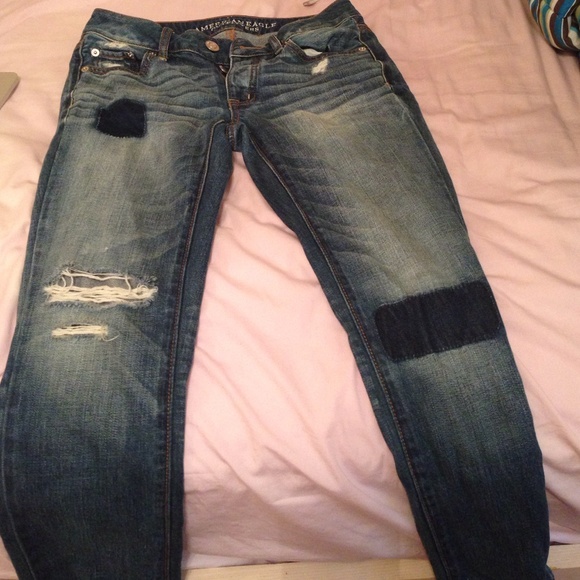 American Eagle Boyfriend Crop Jeans