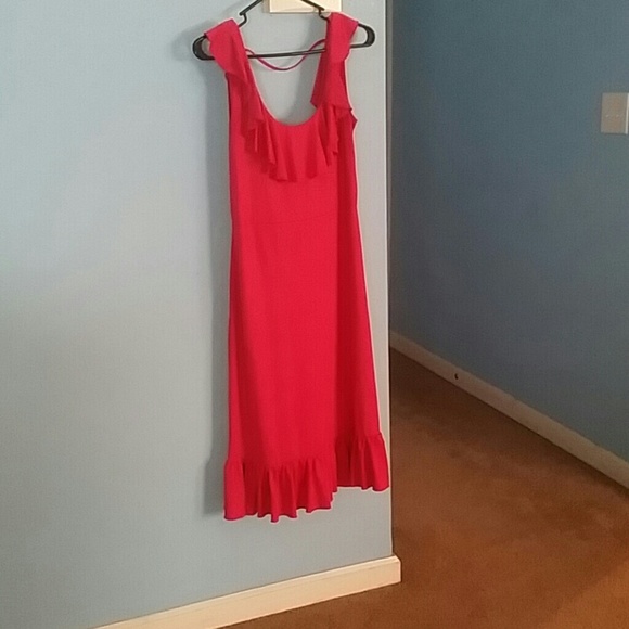 Hot pink summer dress (worn once)