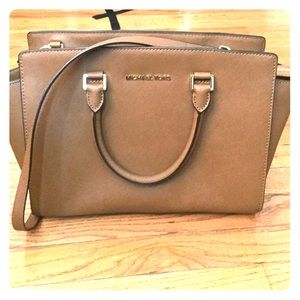 Michael Kors Selma Large Saffiano Leather Satchel