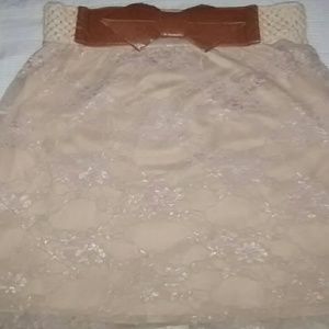 Maxi skirt short in front long in back