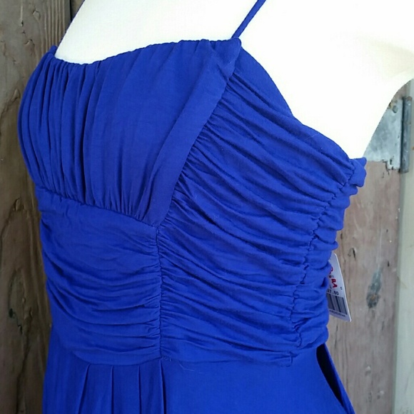 Periwinkle Spaghetti Strap Dress - Picture 4 of 4