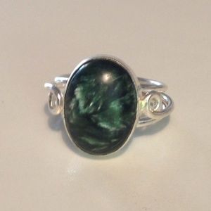 ⚡️SALE⚡️Natural Seraphinite Ring