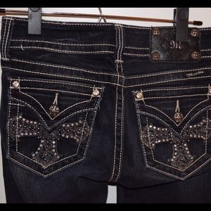 Miss Me Dark Skinny Jeans Size 27