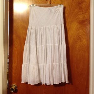 Gadzooks white skirt size small