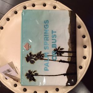 NWT Kate Spade "Palm Springs or Bust" clutch!!