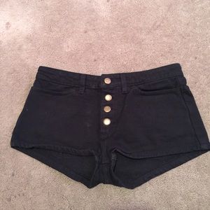 Black American apparel shorts