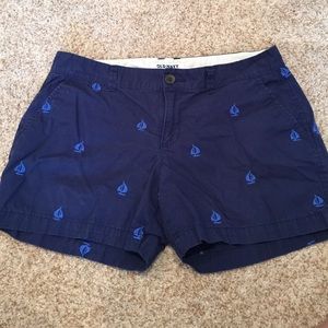 Old Navy embroidered sailboat shorts