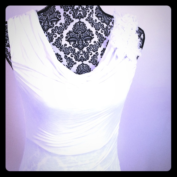 White one shoulder dress