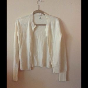 Jcrew cream cashmere  cardigan