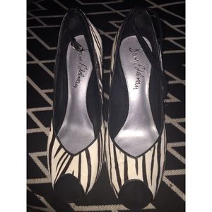 *SOLD* Sam Edelman pony hair ankle strap heel