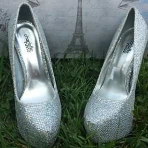 Glittery high heels