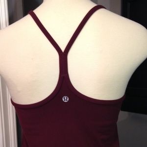Burgundy Lululemon Tank