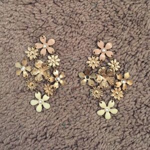 Floral earrings